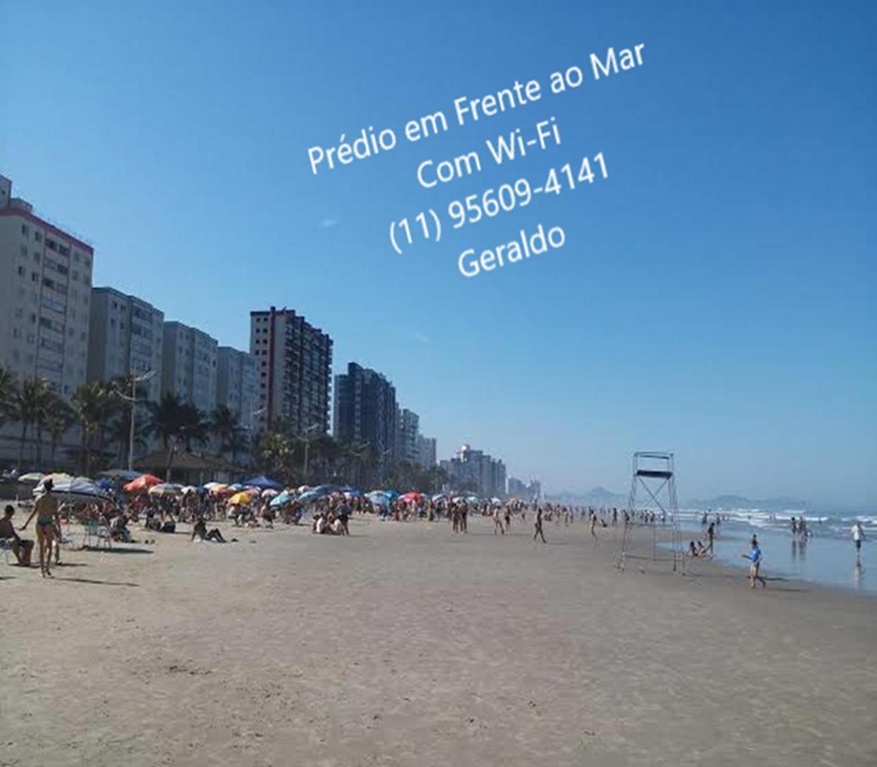 Apartamento Prédio Em Frente Ao Mar Praia Grande  Exterior foto