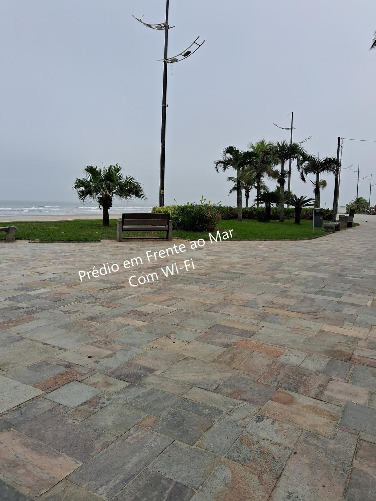 Apartamento Prédio Em Frente Ao Mar Praia Grande  Exterior foto