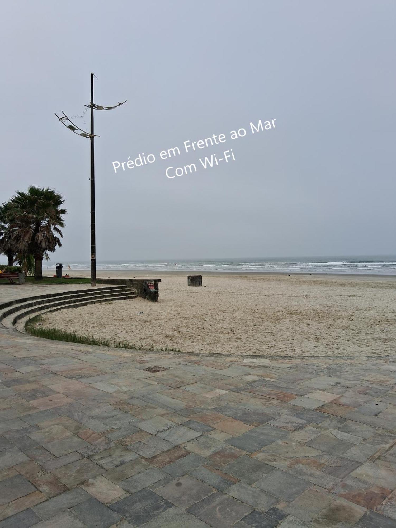 Apartamento Prédio Em Frente Ao Mar Praia Grande  Exterior foto
